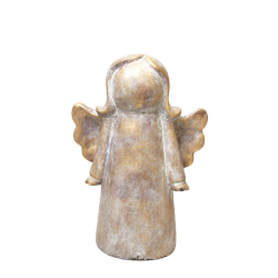 Choinka ceramiczna betonowa Rustykalny Złoty 29cm